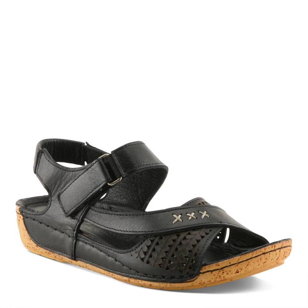 NEW SPRING STEP SHOES women's galaire sandal in black